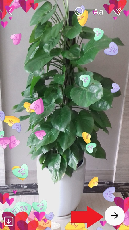 facebook messenger da co nut chup anh valentine