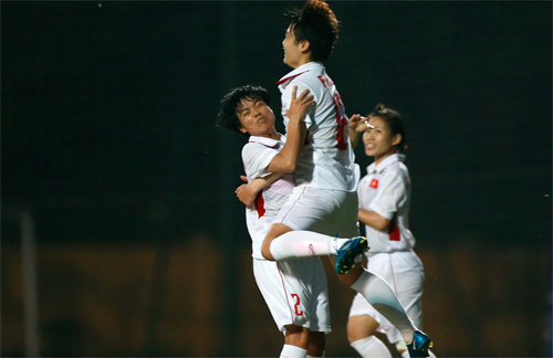 viet nam nguoc dong dai thang iran o vong loai asian cup nu 2018