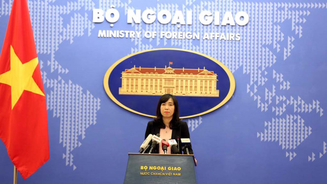 Người phát ngôn Bộ Ngoại giao Lê Thị Thu Hằng /// Ảnh Ngọc Thắng