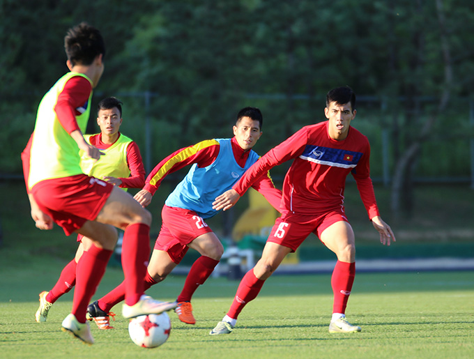 nu cuoi tro lai voi u20 viet nam truoc tran gap honduras