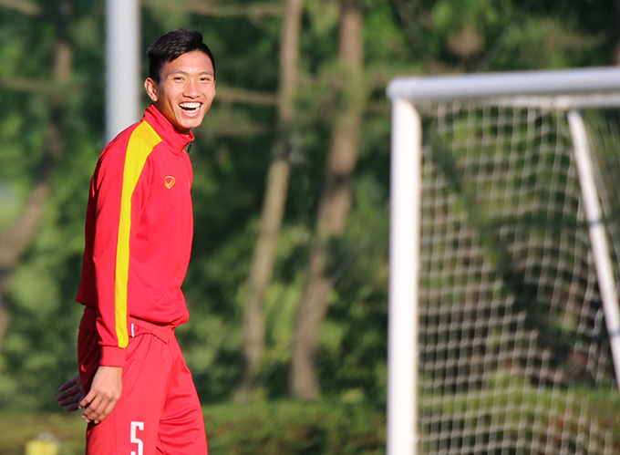 nu cuoi tro lai voi u20 viet nam truoc tran gap honduras