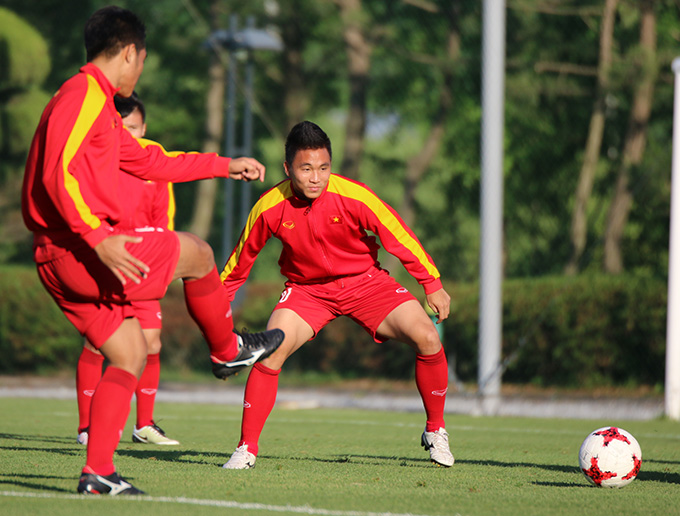 nu cuoi tro lai voi u20 viet nam truoc tran gap honduras