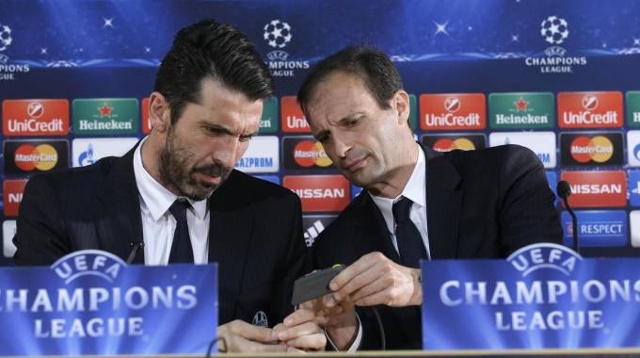 Massimilano Allegri và Buffon sẵn sàng thay đổi lịch sử để biến Real Madrid trở thành những nhà cựu vô địch - Ảnh: Internet