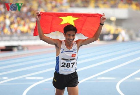 dien kinh viet nam dai nao sea games 29 dau an nu hoang