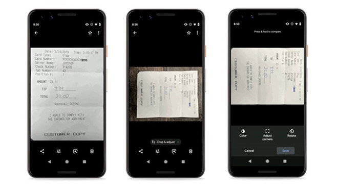 Description: Mô phỏng tính năng chụp văn bản