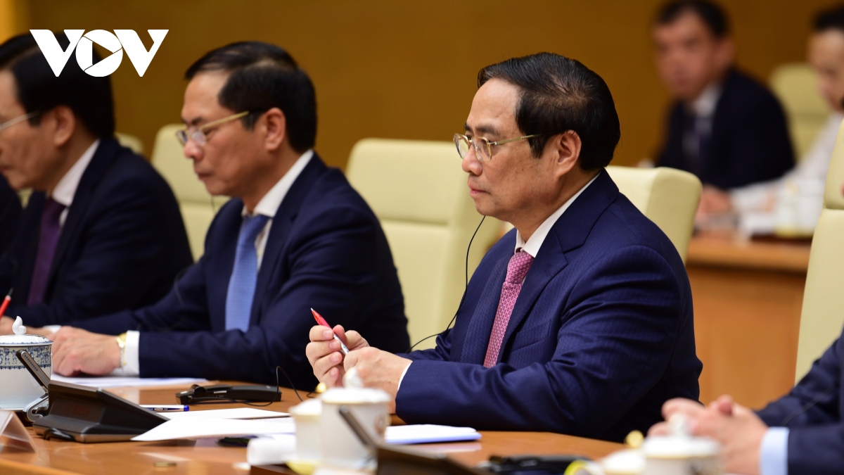 toan canh le don thu tuong Duc olaf scholz tham chinh thuc viet nam hinh anh 9