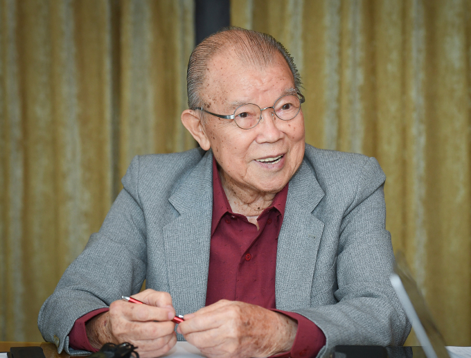 Nhà giáo nhân dân, GS.TS Võ Tòng Xuân. Ảnh: Văn Lưu