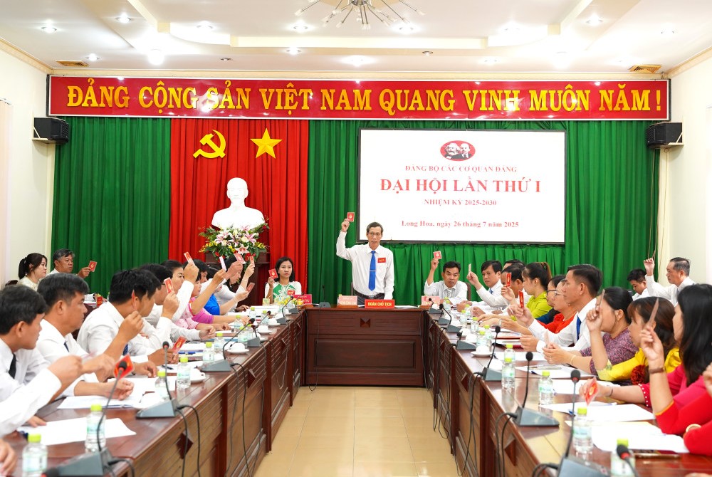 Đại hội đảng bộ các cơ quan Đảng phường Long Hoa lần thứ I, nhiệm kỳ 2025-2030